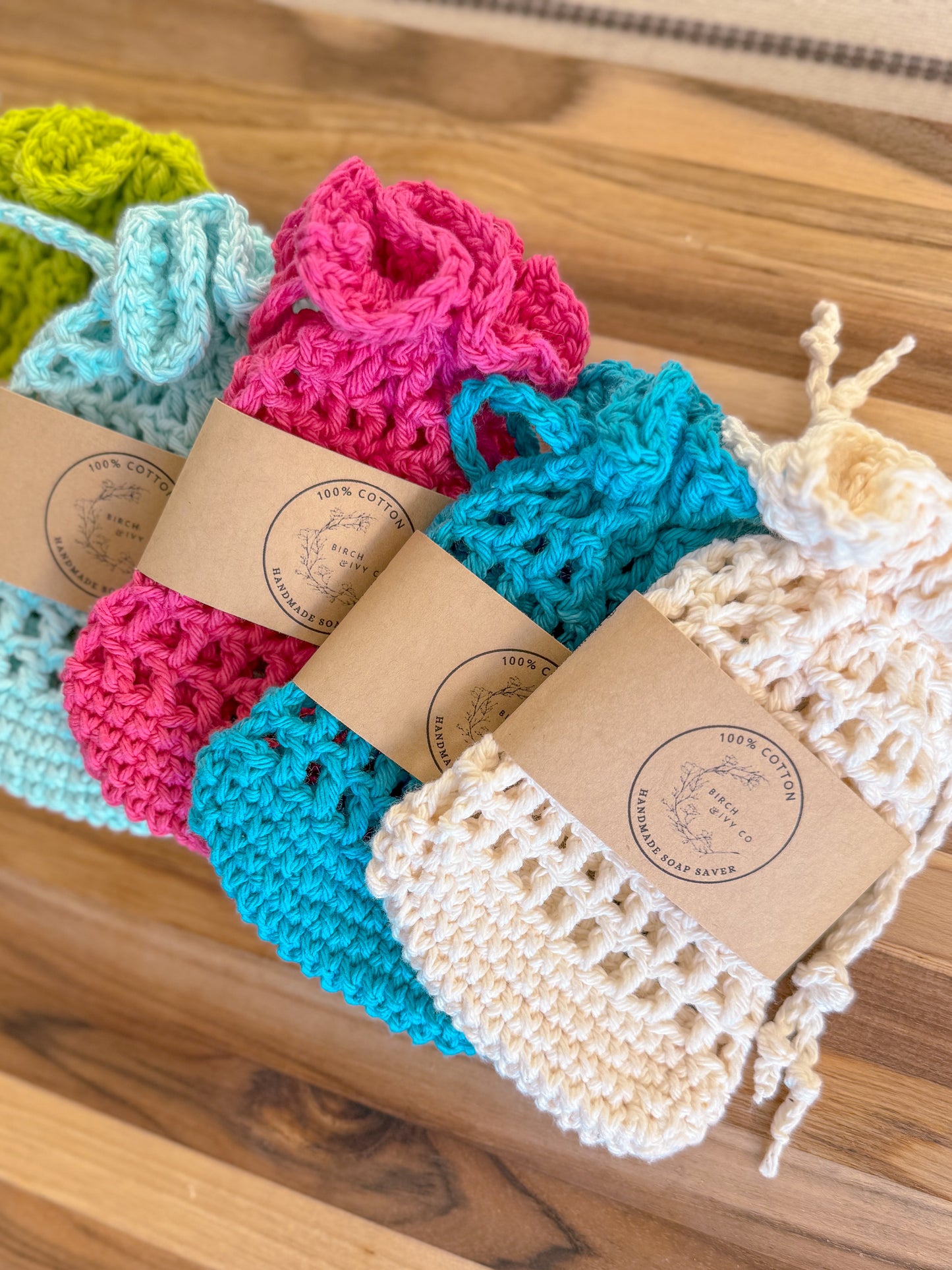 Birch and Ivy co | Soap Saver | 100% Cotton | Handmade