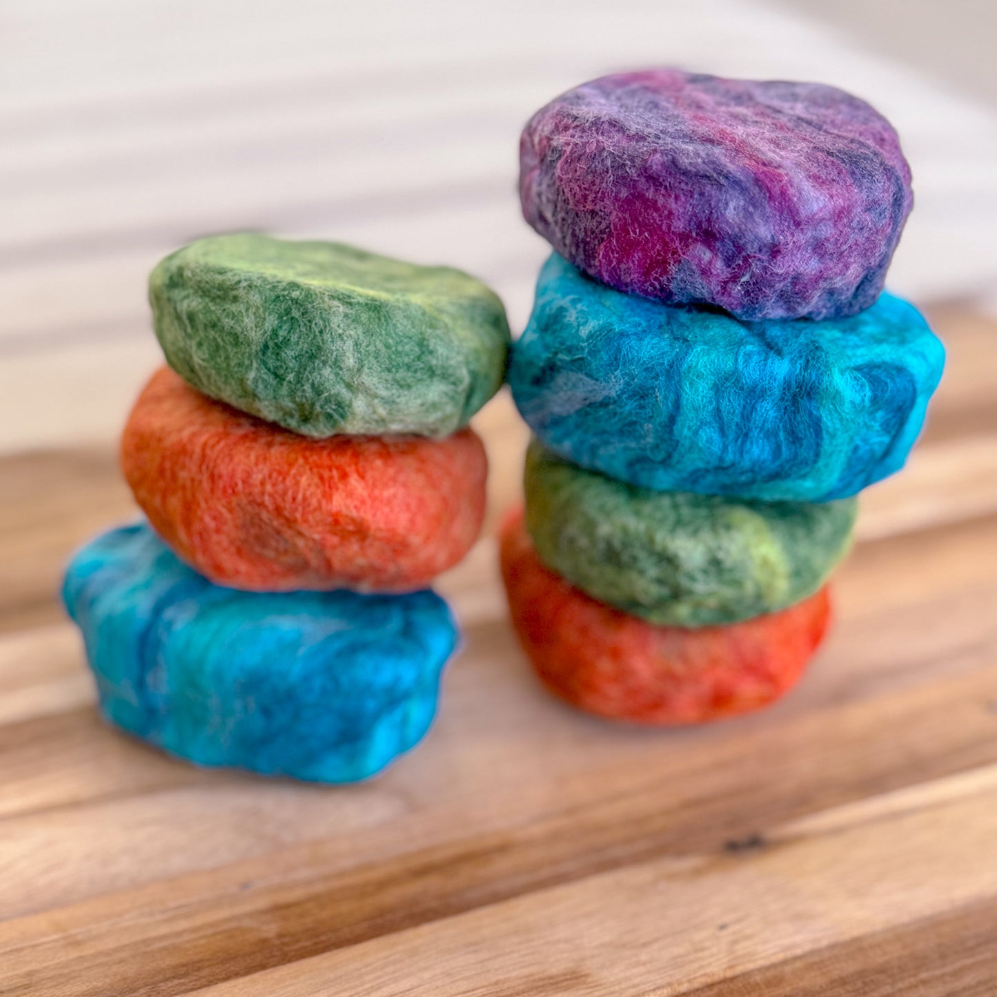 Birch and Ivy co | Soap Stones | Felted Cold Process Soap |